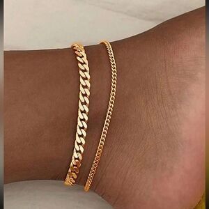 Bohemian chain anklet N589